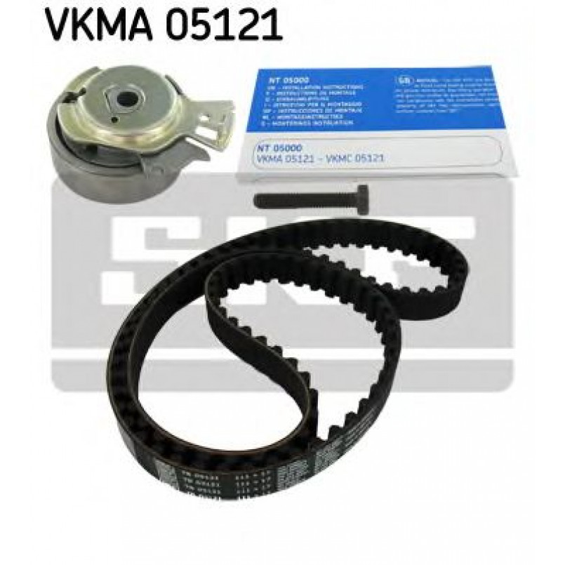 VKMA 05121 SKF Комплект (ремінь+ролики)